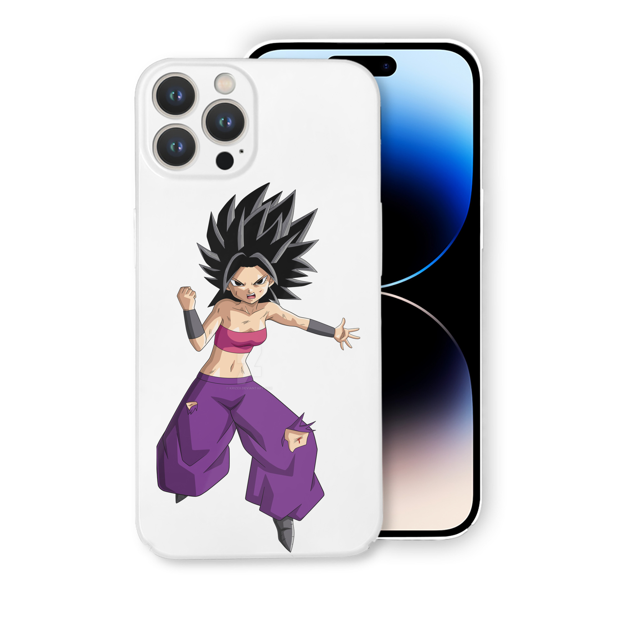 （画像用） ドラゴンボール カリフラ DRAGON BALL Caulifla 【iPhone 14シリーズ対応】ハードケース